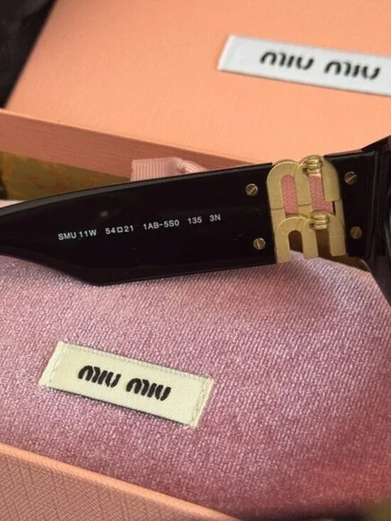 Viral Miu Miu Black Cat-Eye Sunglasses - Picture 7 of 11